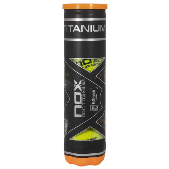 NOX Padelbälle Pro Titanium - 4er Pack