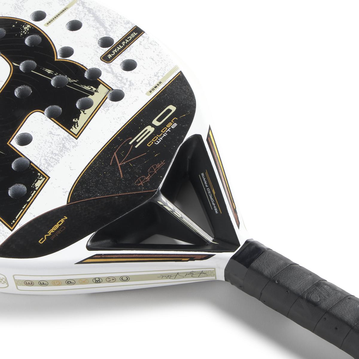 Royal Padel R30 Golden White
