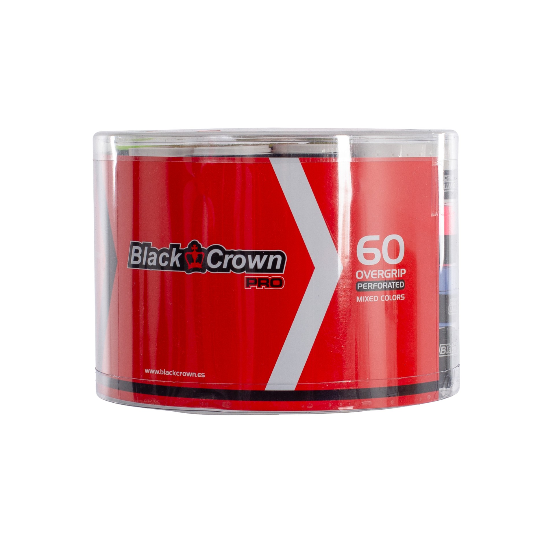 Black Crown Overgrip perforiert bunt - 60er Box